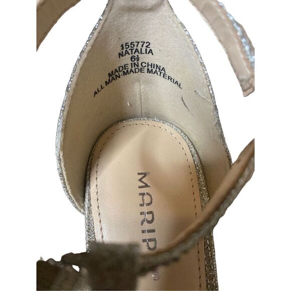 Maripe Natalia Rhinestone Encrusted T-Strap Heel Sandals - Picture 11 of 12